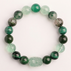 Five-Element Multi-Stone Beaded Bracelet - Velora Crystal