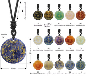 Velora Crystal Fire Pendant Necklace - Michael Archangel Crystal | Protection & Strength - product image 8 | Velora Crystal