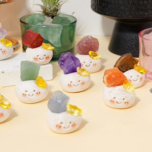 Velora Crystal Earth Decor Set - Crystal Mini | Peace & Protection - product image 1 | Velora Crystal