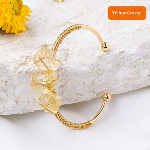 Velora Crystal Earth Bracelet - Raw Crystal | Grounding & Clarity - product image 6 | Velora Crystal